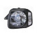 Headlight left with indicator H4 5235961 Van Wezel