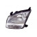 Headlight left with indicator H4 5256961 Van Wezel