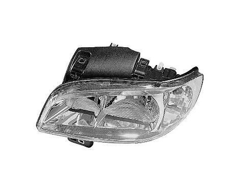 Headlight left with indicator H7 + H1 4914963 Van Wezel