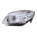 Headlight left with indicator H7 including ADJUSTING MOTOR Ellipt. 7641963 Van Wezel