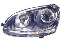 Headlight left with indicator XENON D2S+H7 5894985 Van Wezel