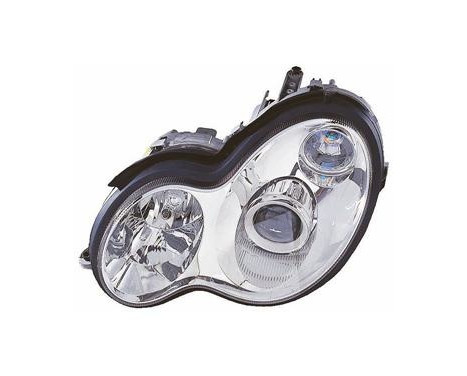 Headlight left with indicator XENON Verre Lisse 3032985 Van Wezel
