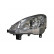 Headlight on the left with indicator H4 including actuator 4052961 Van Wezel