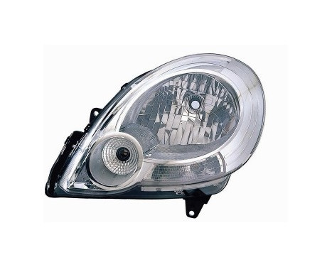 Headlight on the left with indicator H4 including actuator 4312961 Van Wezel