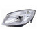 Headlight on the left with indicator H4 including actuator 7641961 Van Wezel