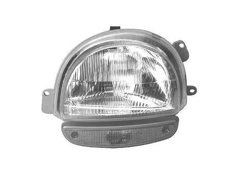 Headlight on the right with flashing light until 9/'98 + electrical control 4342962 Van Wezel, Image 2