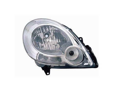 Headlight on the right with indicator H4 including actuator 4312962 Van Wezel