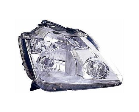 Headlight on the right with indicator without FOG LIGHT HOLE H1+H7 4366962 Van Wezel