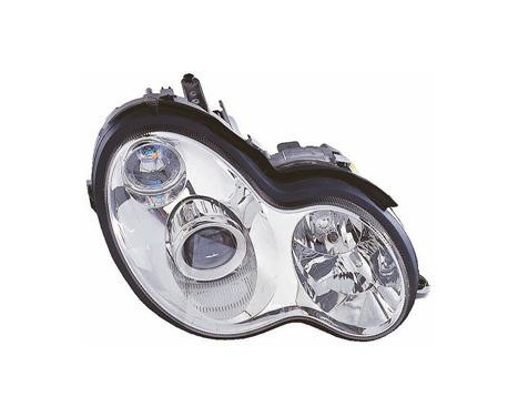 Headlight on the right with indicator XENON Verre Lisse 3032986 Van Wezel