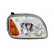 Headlight right 20-6275-05-2 TYC