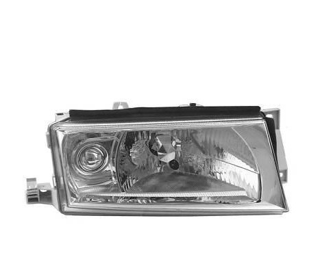 Headlight right from 10/'00 with FOG LIGHT HOLE 7621964 Van Wezel