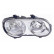 Headlight right H7+H1 + ELECTRICAL CONTROL 0211962 Van Wezel