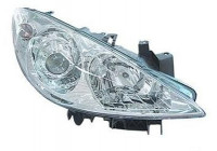 Headlight right H7+H1 including actuator from 2005 4041962 Van Wezel
