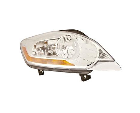 Headlight right H7+H7 without Headlight WASH HOLES including MOTOR 1905962 Van Wezel