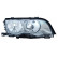 Headlight right SILVER until 8/'02 including actuator 0646962 Van Wezel