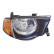 Headlight right with flashing light H4 + electric 3295962 Van Wezel