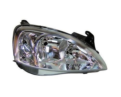 Headlight right with indicator from '05 H7+H1 3779966 Van Wezel