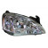 Headlight right with indicator from '05 H7+H1 3779966 Van Wezel