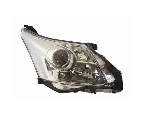 Headlight right with indicator H11+HB3 5420962 Van Wezel