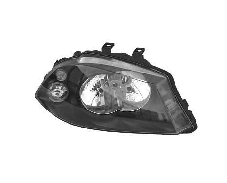 Headlight right with indicator H4 4917962 Van Wezel