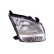 Headlight right with indicator H4 5256962 Van Wezel