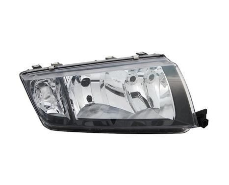 Headlight right with indicator H7 + H3 BLACK 7625964 Van Wezel, Image 2