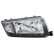 Headlight right with indicator H7 + H3 BLACK 7625964 Van Wezel, Thumbnail 2