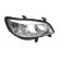 Headlight right with indicator H7 + HB3 3790962 Van Wezel