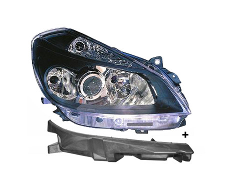 Headlight right with indicator until 2/'08 H7+H7+H1 including MOTOR 4331964 Van Wezel