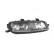 Headlight right with indicator until 6/'01 2XH7 +H3 1620964 Van Wezel