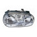 Headlight right with indicator with FOG LIGHT HOLE (H1+H7+H3) 5888964 Van Wezel