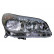 Headlight right with indicator without XENON H1+H7 0962962 Van Wezel, Thumbnail 2