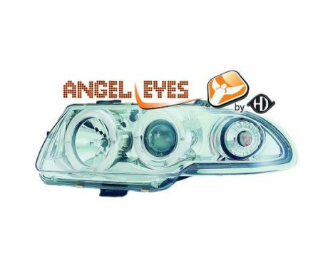 Headlights suitable for Opel Astra F 7/1994-5/1998 Chrome 1804280 Diederichs