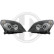 Headlights suitable for Opel Astra H 10/2003- black + motor 1806380 Diederichs, Thumbnail 2