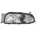 Left headlight with flashing light up to '00 +/- electrical control 1830961 Van Wezel