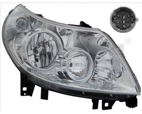 Right headlight from 12/2010 to 06/2014 20-11333-15-2 TYC, Image 2