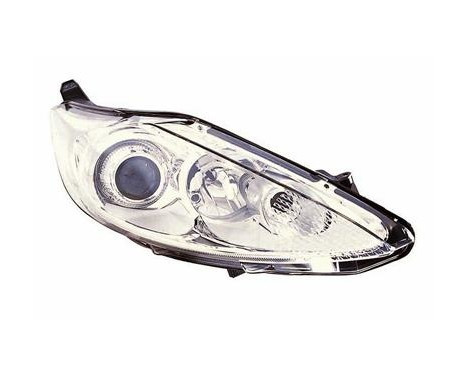 Right headlight with flashing light from 4/'09 H1+H7 including actuator 1807964 Van Wezel