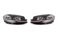 Set 7.5-Look Headlights suitable for Volkswagen Golf VII 2012-2017 (not for replacement Xenon)