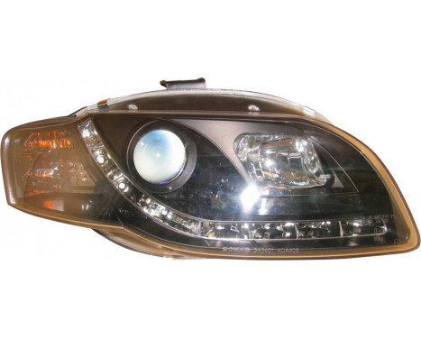 Set headlights DRL-Look suitable for Audi A4 B7 2005-2008 - Black, Image 2