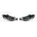 Set headlights DRL-Look suitable for Peugeot 206 1998- incl. GTi - Black