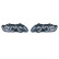 Set headlights suitable for BMW X5 E53 2000-2004 - Black - incl. Angel-Eyes