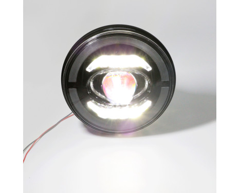 Set LED Headlights - suitable for Land Rover 90/110 & Defender - Black, Image 7