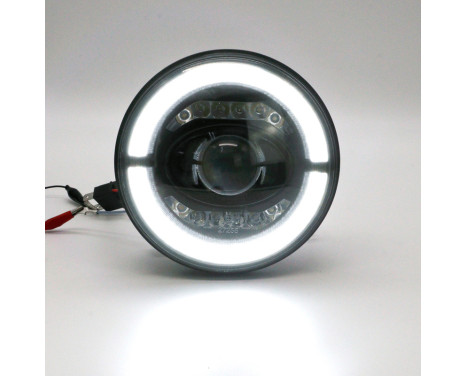 Set LED Headlights - suitable for Land Rover 90/110 & Defender - Black, Image 9