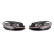 Set LED Headlights suitable for Volkswagen Golf VII Facelift (7.5) 2017- - Black/Red - incl. DRL