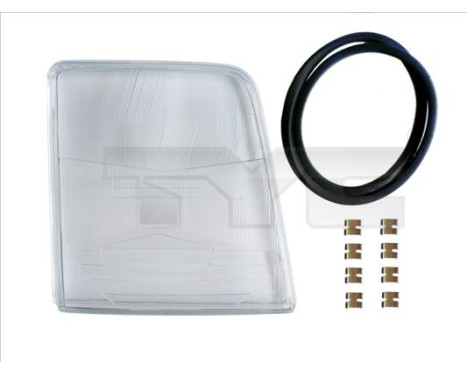 Headlight glass left 20-12740-LA-1 TYC