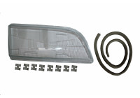 Headlight glass left 20-3730-LA-1 TYC