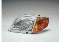 Headlight glass left LRA142 Magneti Marelli