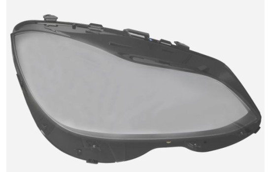 Lamp glass, headlight