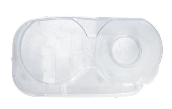 Lamp glass, headlight