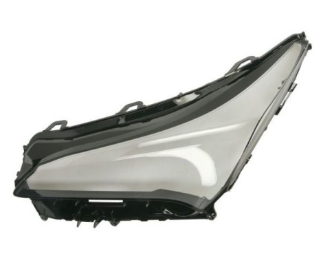 Lamp glass, headlight